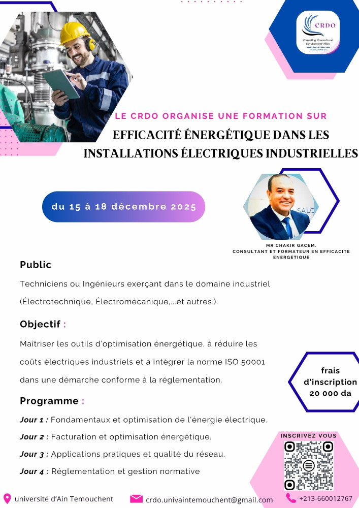 Efficacité Energétique dans les installations électriques industrielles